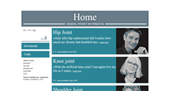 Desktop Screenshot of my-artificial-joint.com