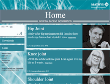 Tablet Screenshot of my-artificial-joint.com